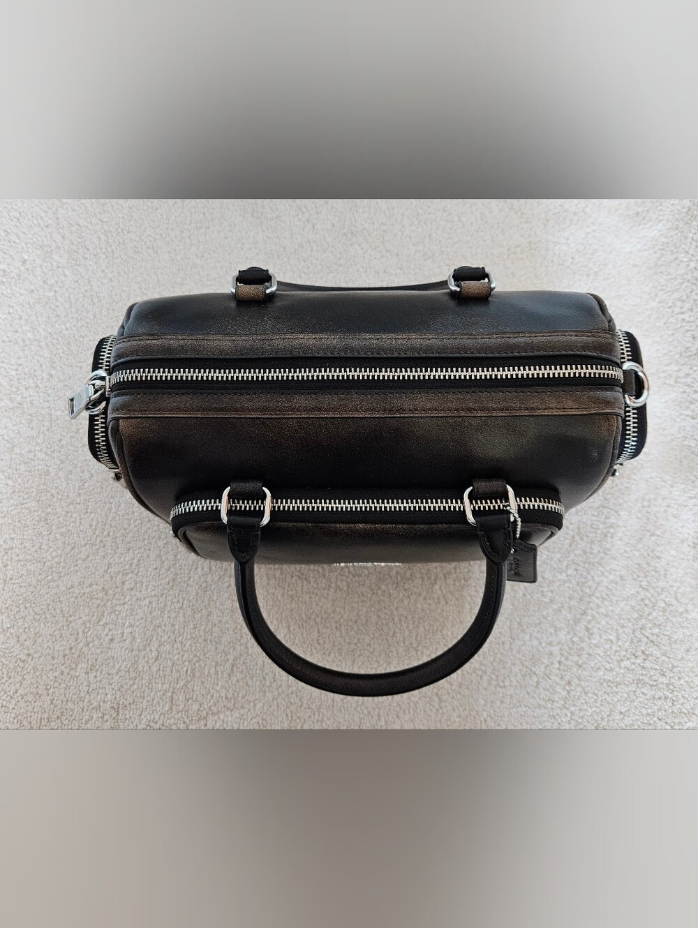 Rowan Satchel With Pockets In Loved Leather - Picture 6 of 10